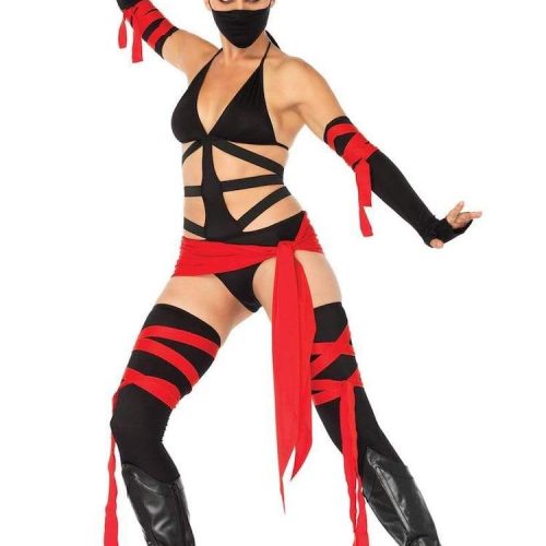 6 piece Killer Ninja Costume for women Anya Lust