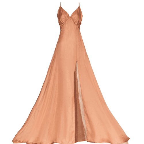 Caramel sunset dress