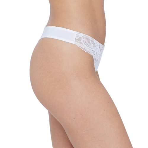 Minx 371100 Thong White Nylon 2