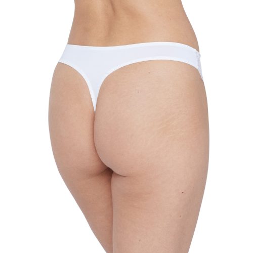 Minx 371100 Thong White Nylon 3