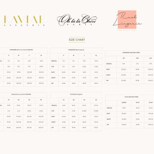 Oh la la Cheri Size Chart eba2152e 552b 420b baa8 fa1a7c66da1e