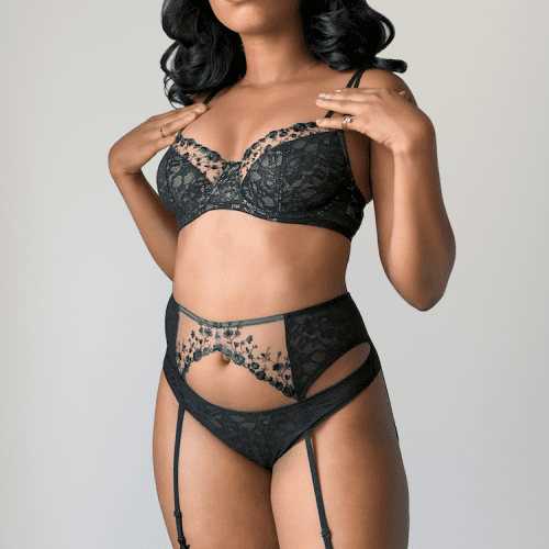 ParadiseBlackLingerieSet