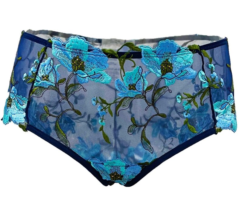 atlantis sea anemone embroidered tulle brief carol coelho intimates 2